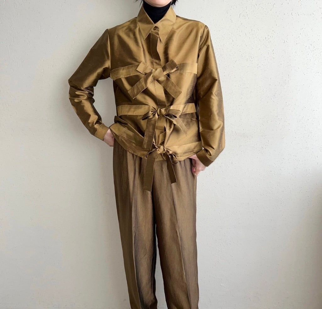 90s "SAMUEL DONG by Dons Collection" Silk Blouse