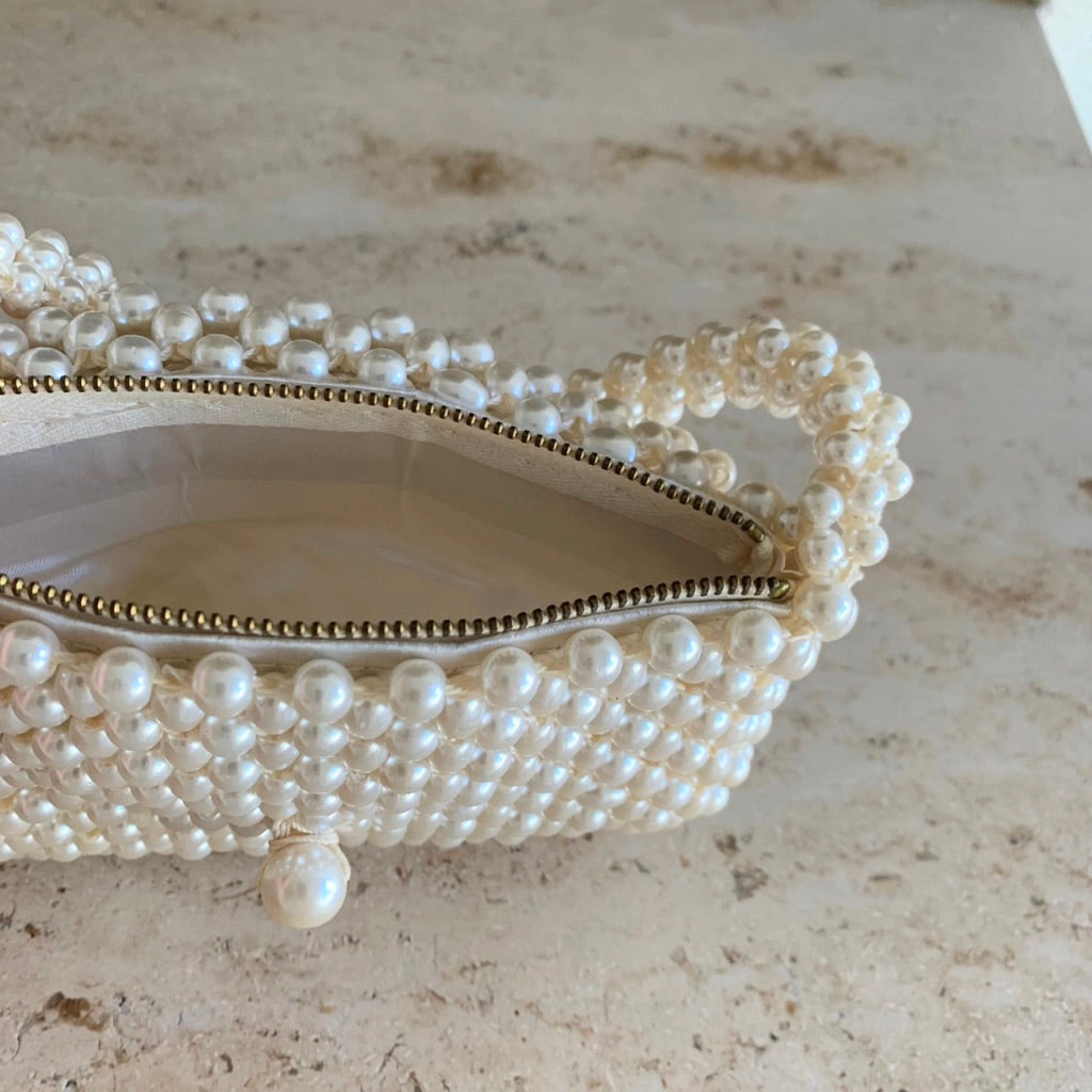 80s Pearl Beaded Bag