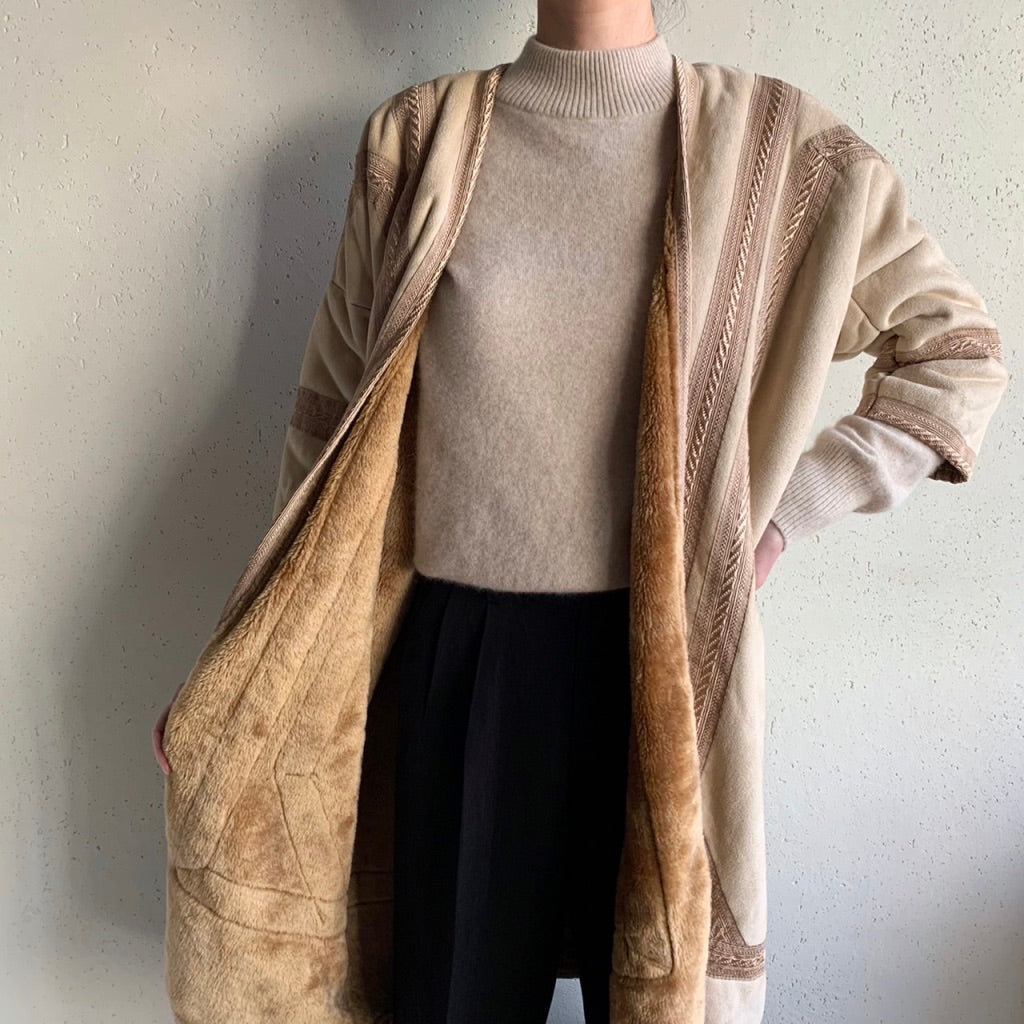 80s Boa Robe