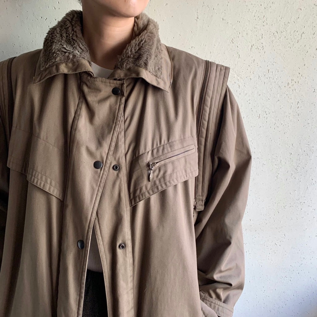 80s EURO Design Boa Coat