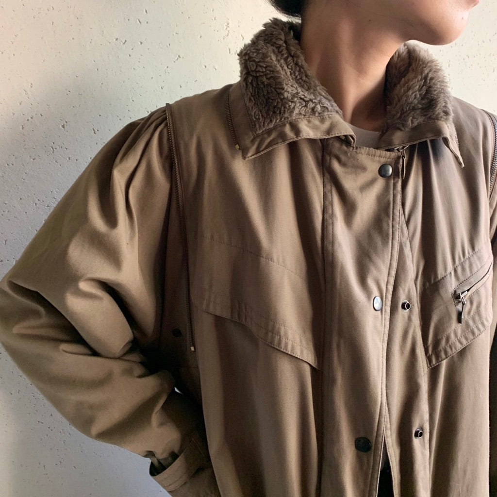 80s EURO Design Boa Coat