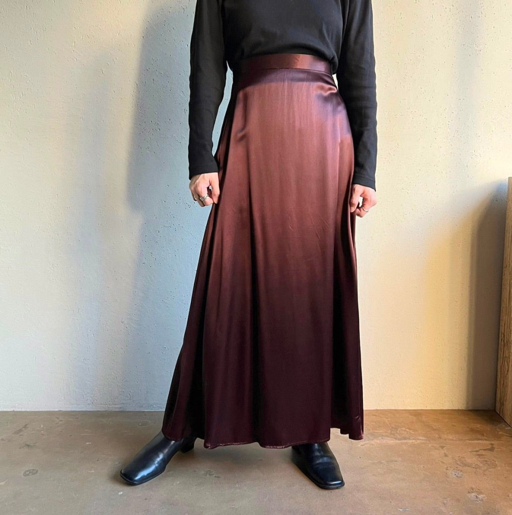 80s Shiny Skirt Made in USA