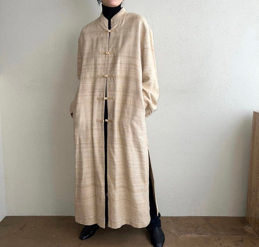 90s "ORVIS" Silk Asian Design Robe