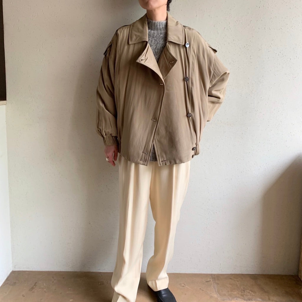 90s "ELLEN TRACY" Silk Jacket