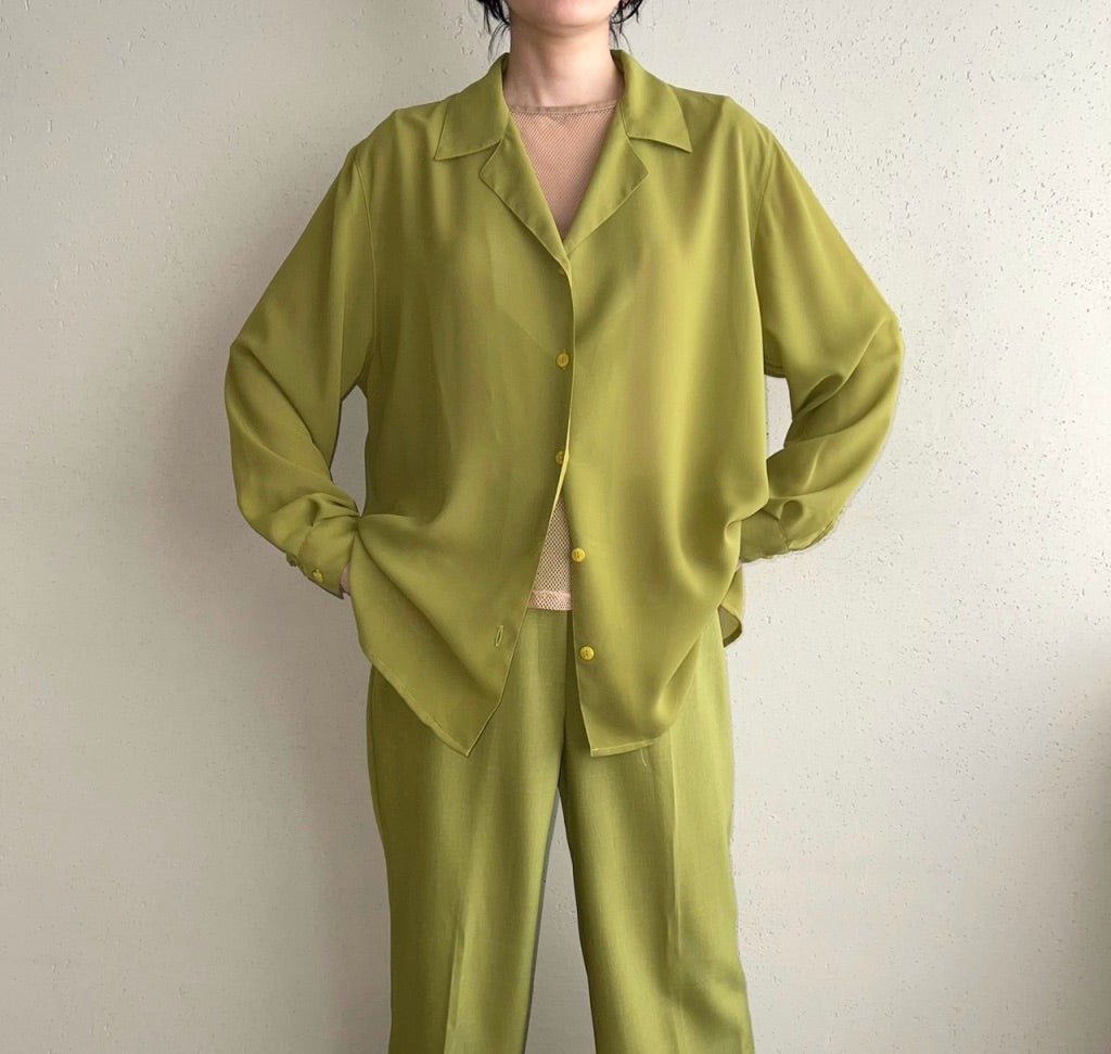 90s Sheer Blouse Made in Italy