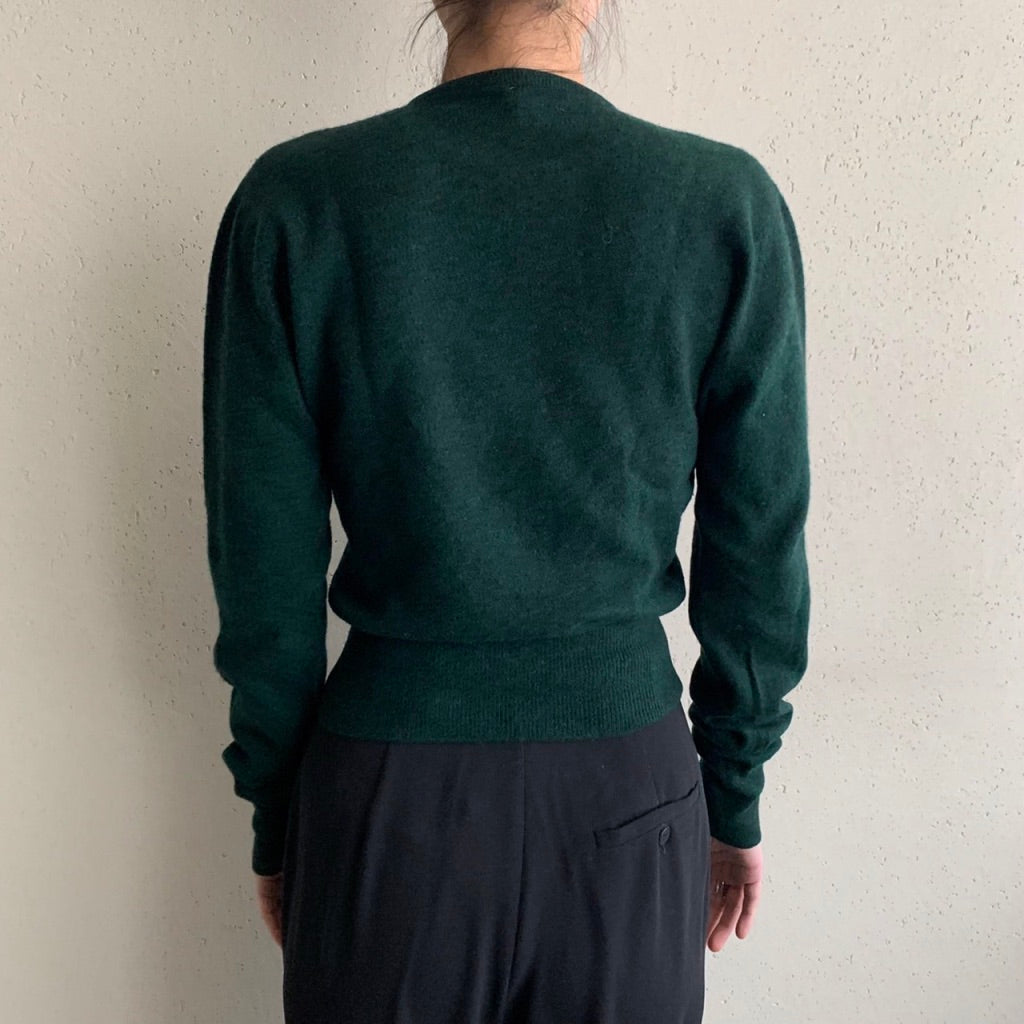 90s Green Light Knit Top