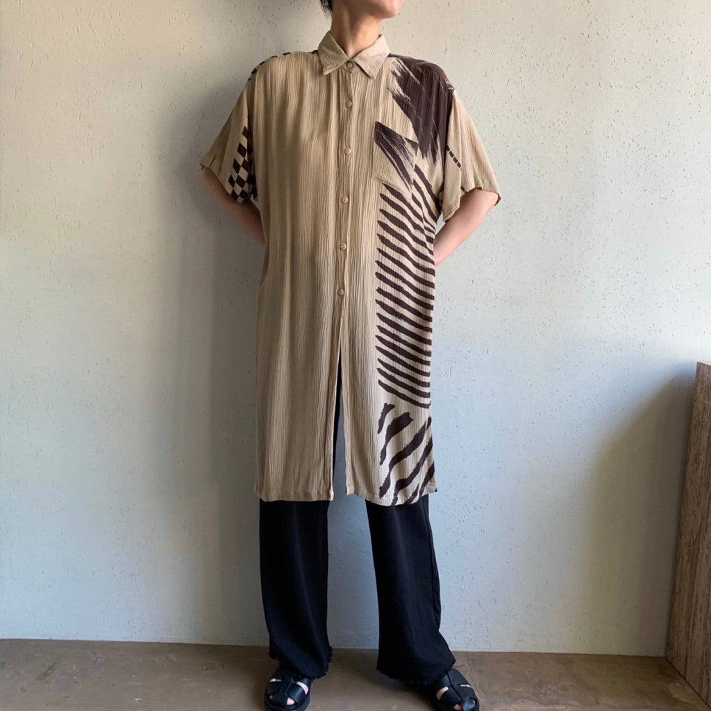 90s Pattern Long Shirts