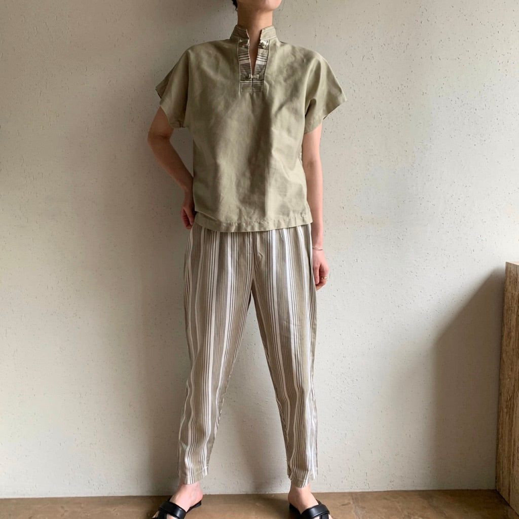 60s Striped Design Two-Piece