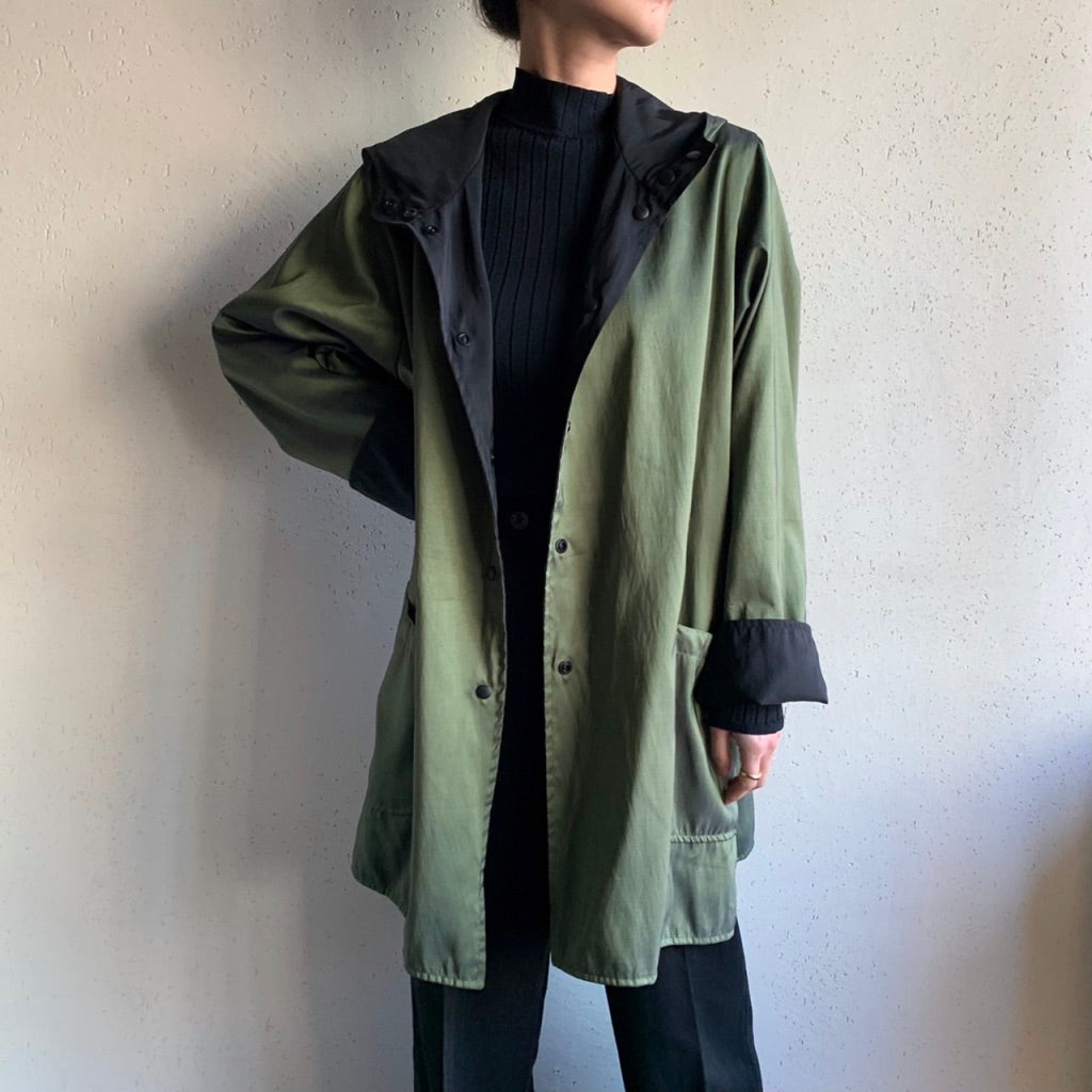 90s Reversible Hooded Light Jacket