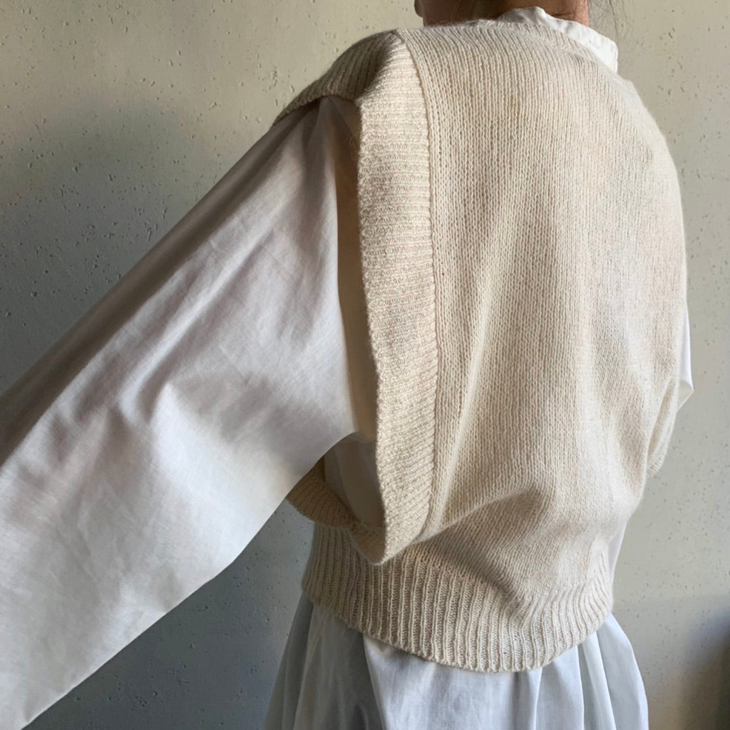 90s Knit Vest Dead Stock