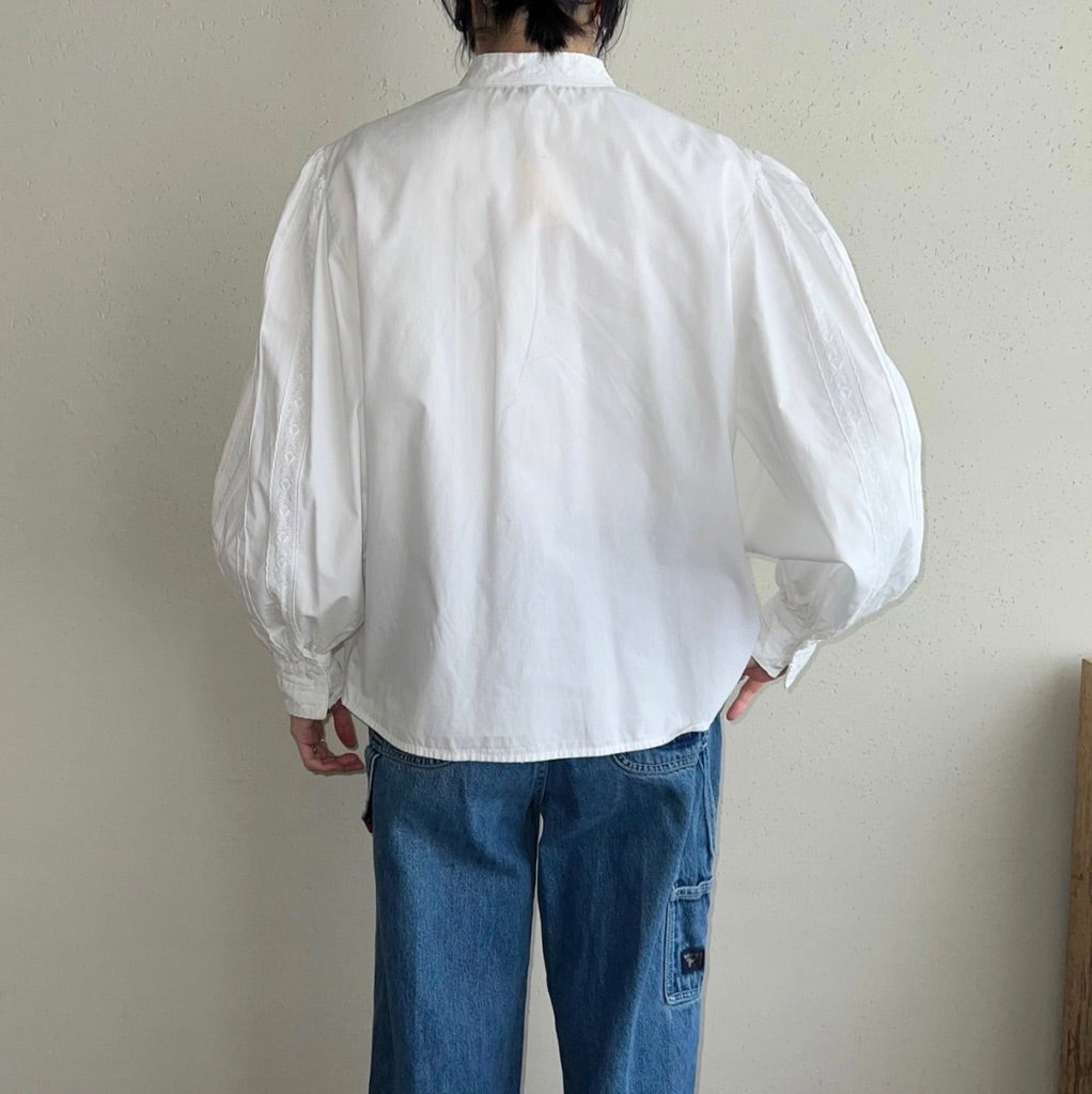 80s Balloon Sleeve Blouse Made in W,Germany