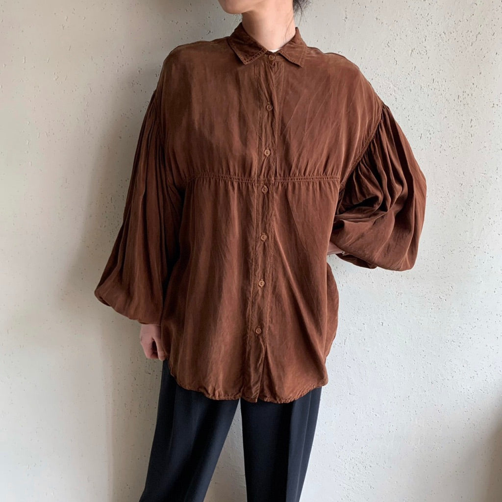 90s Balloon Sleeve Design Blouse Made in USA