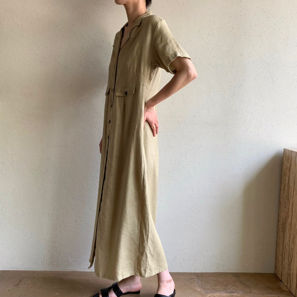 90s Linen Dress