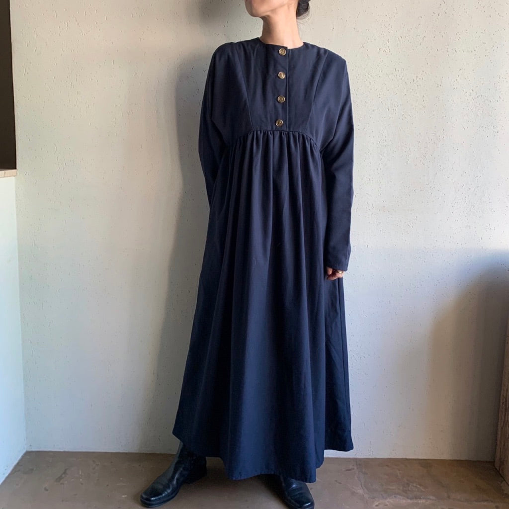 80s Navy Design Dress