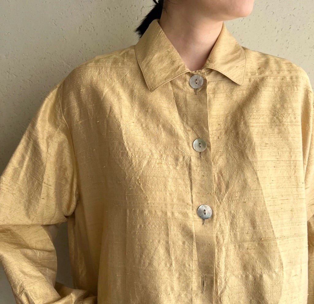 90s Silk Light Jacket Made in Italy