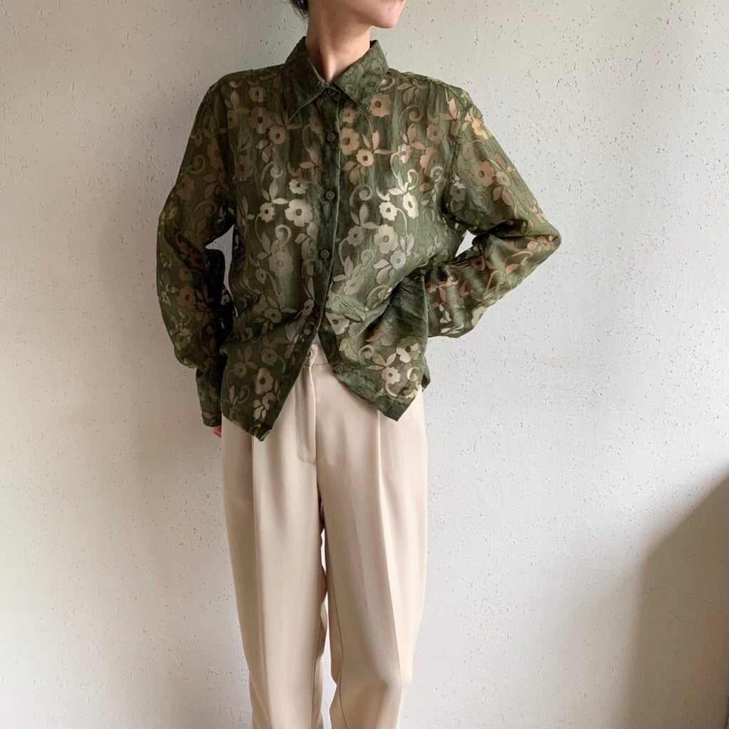 90s Sheer Blouse