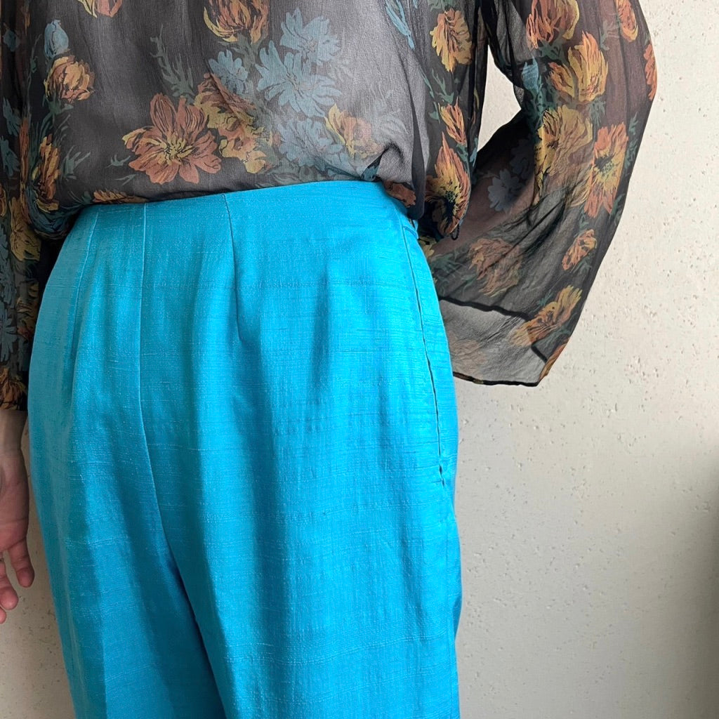 60s "I.MAGNIN" Silk Pants
