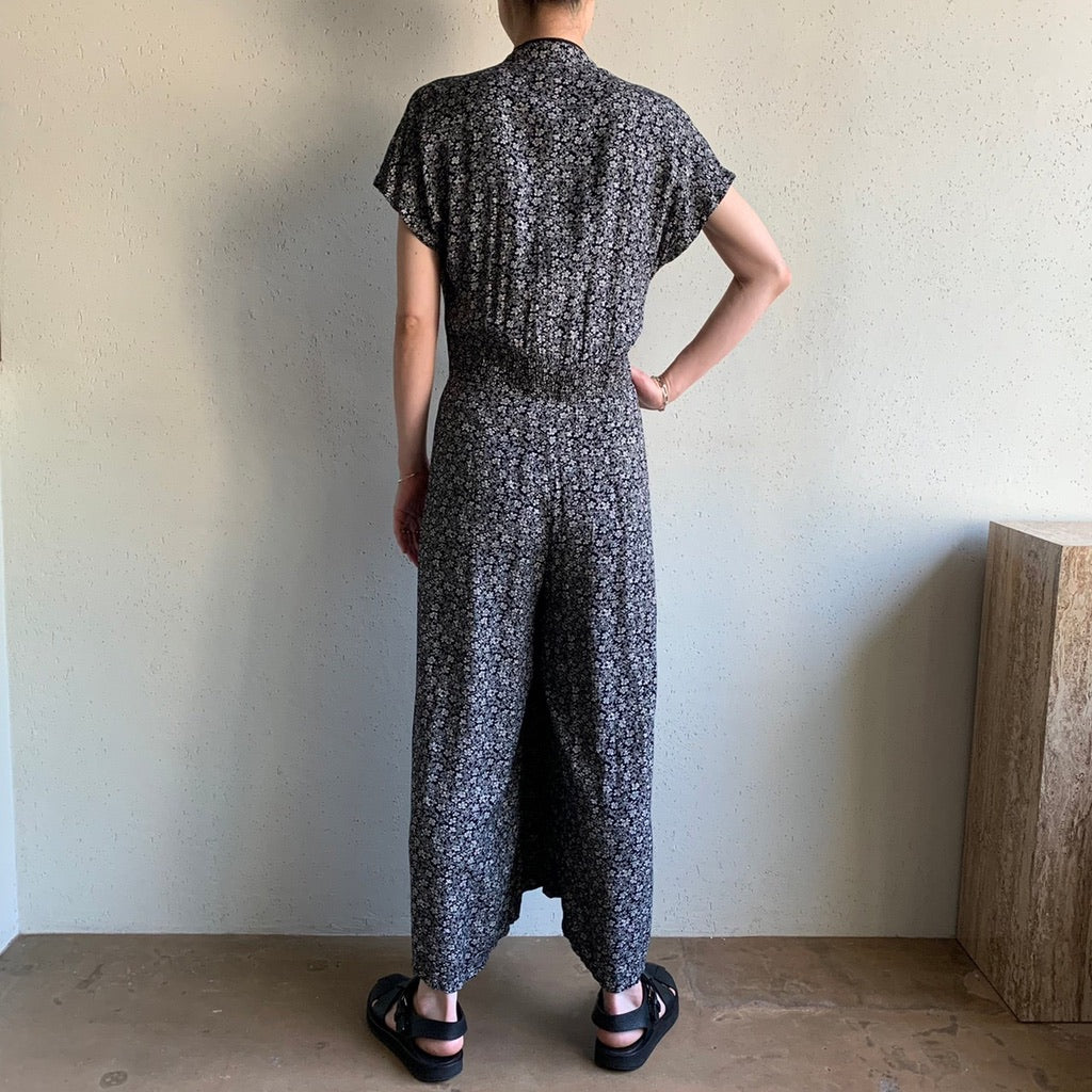 80s Printed Jumpsuit