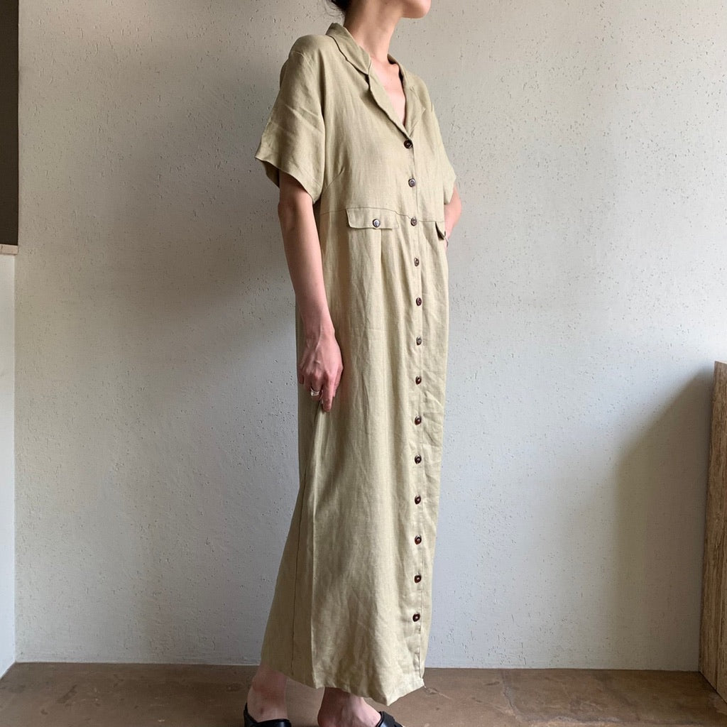 90s Linen Dress