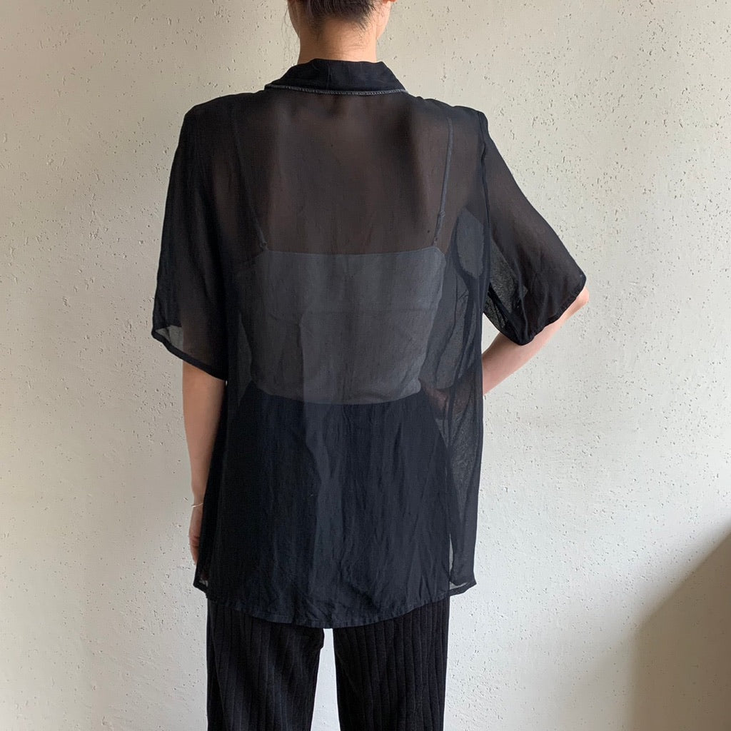 90s Sheer Blouse