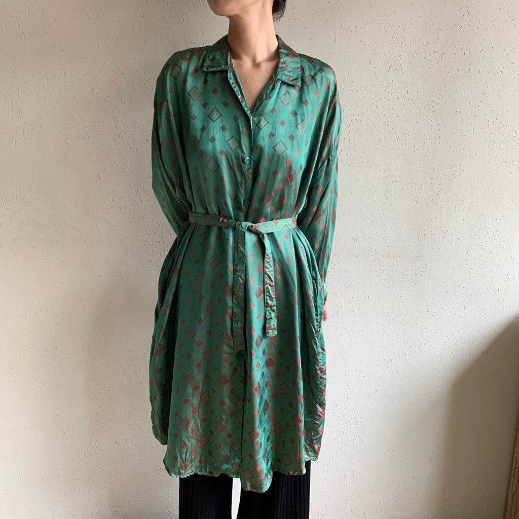 Belted Long Shirt
