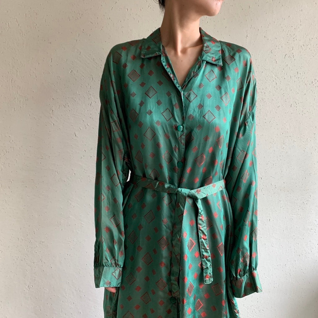 Belted Long Shirt