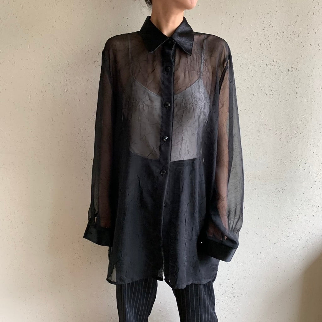 90s Sheer Blouse Made in Canada
