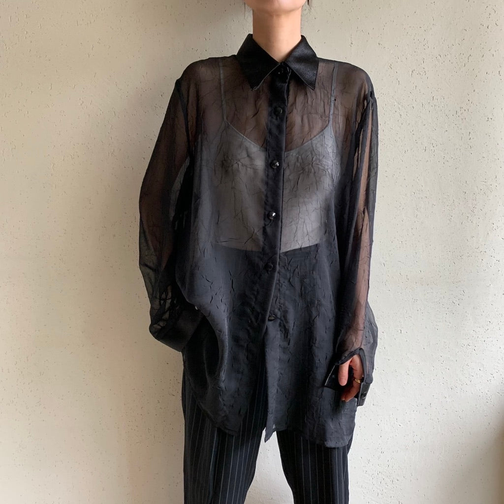 90s Sheer Blouse Made in Canada