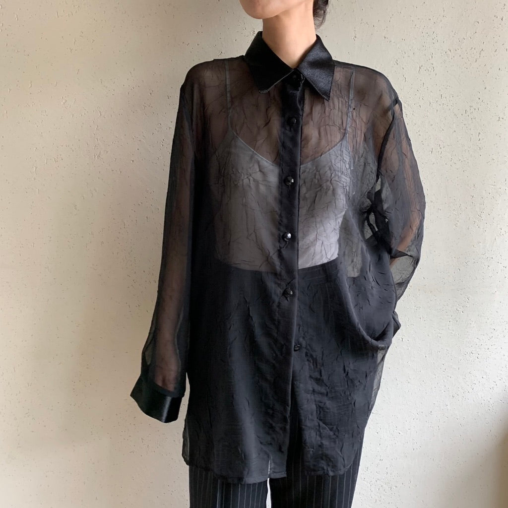 90s Sheer Blouse Made in Canada