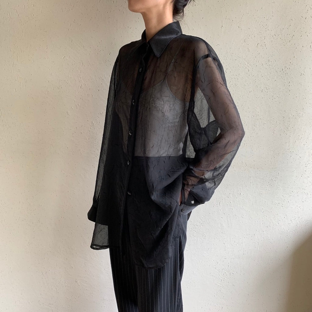 90s Sheer Blouse Made in Canada