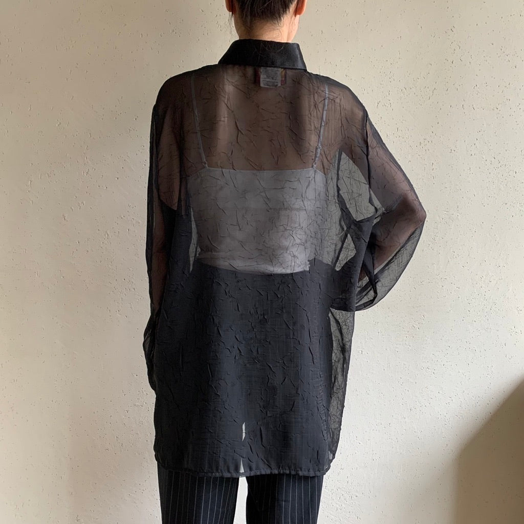 90s Sheer Blouse Made in Canada