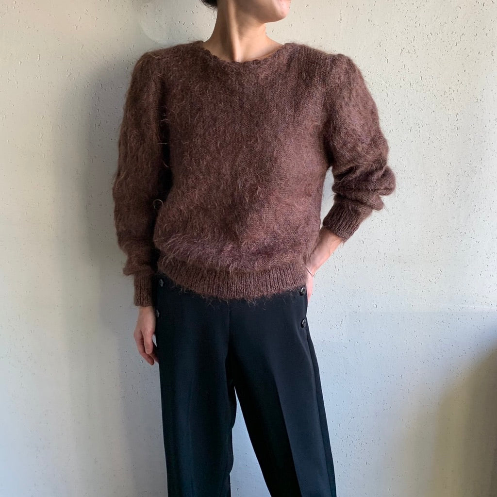80s Brown Knit