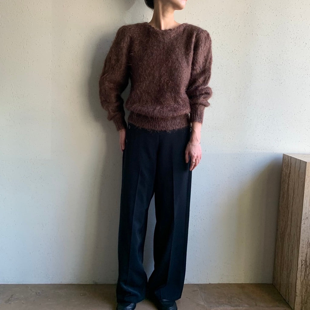 80s Brown Knit