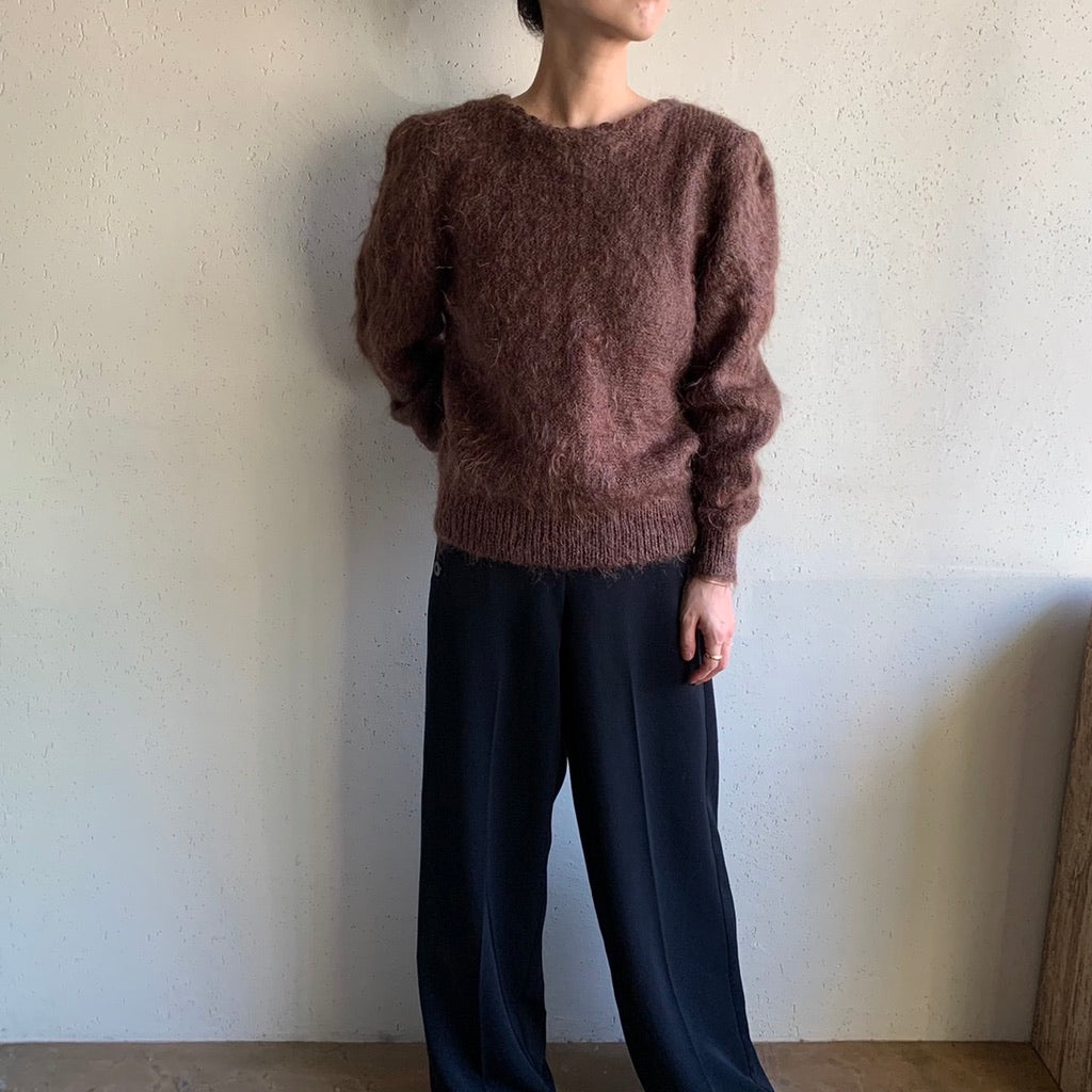 80s Brown Knit