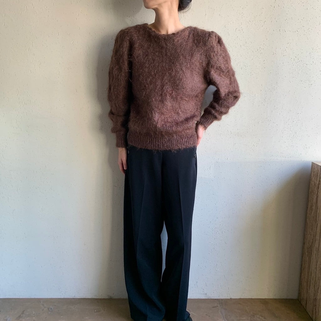 80s Brown Knit