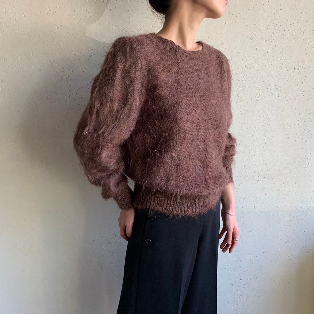 80s Brown Knit