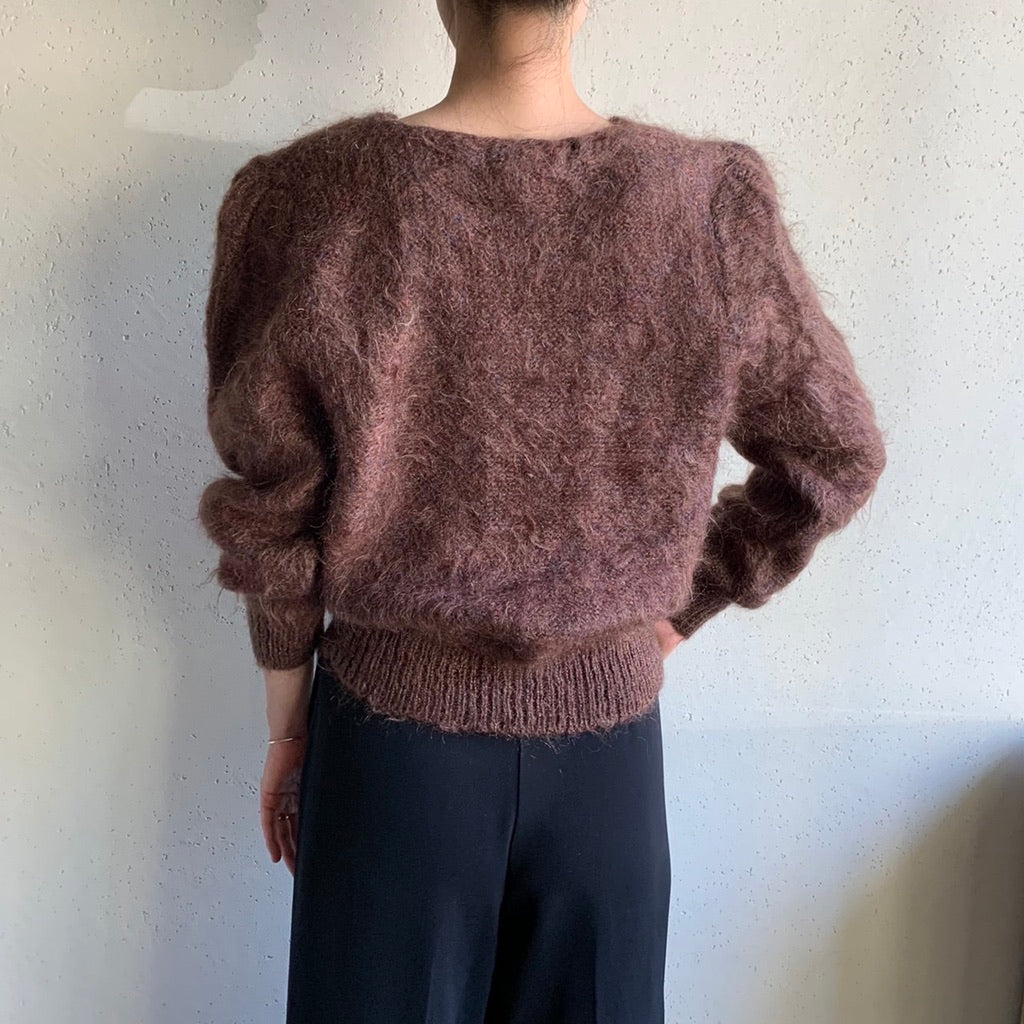 80s Brown Knit