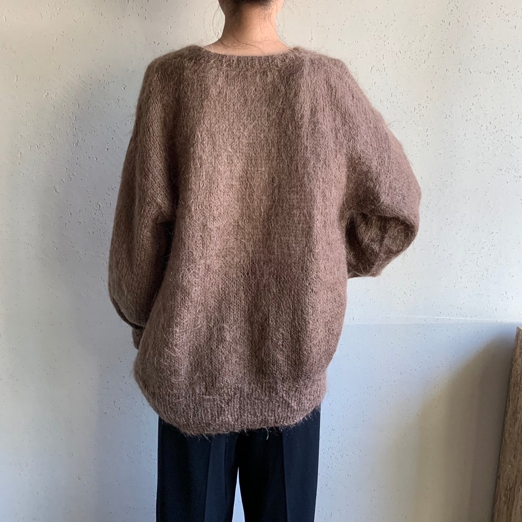 80s Mohair Oversized Hand Knit