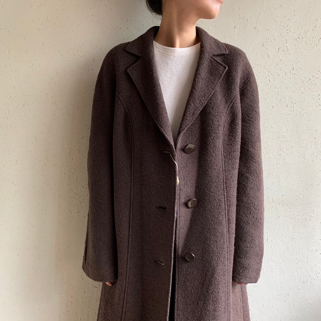 80s EURO Brown Coat Dead Stock