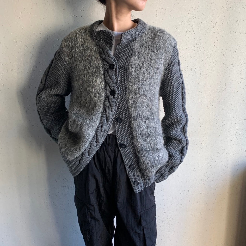 80s Design Knit Cardigan