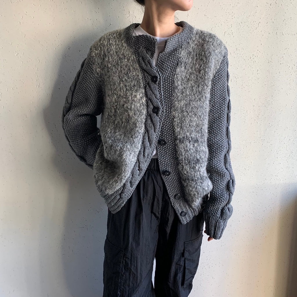 80s Design Knit Cardigan