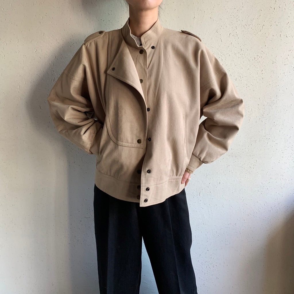 80s EURO Faux Suede Jacket