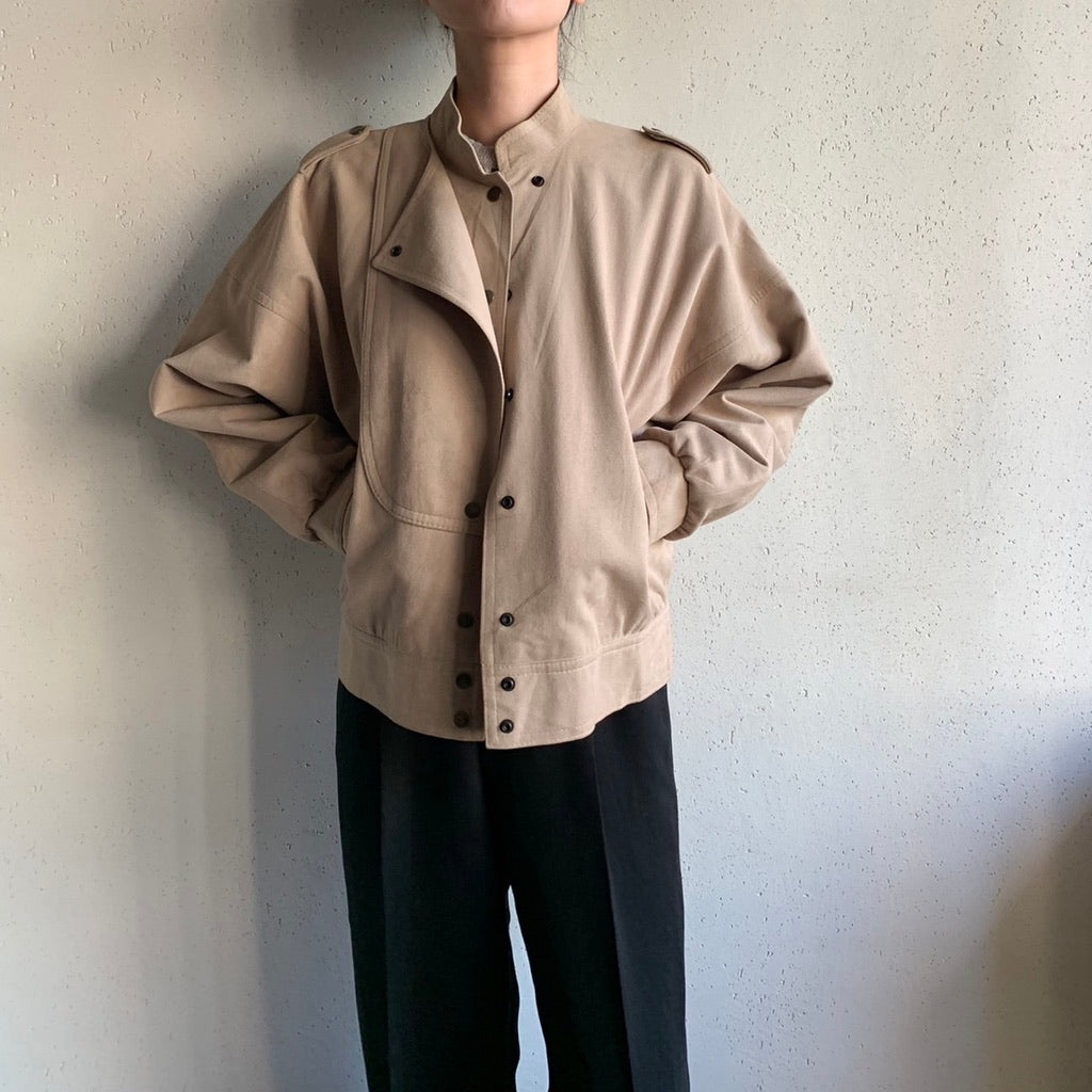 80s EURO Faux Suede Jacket