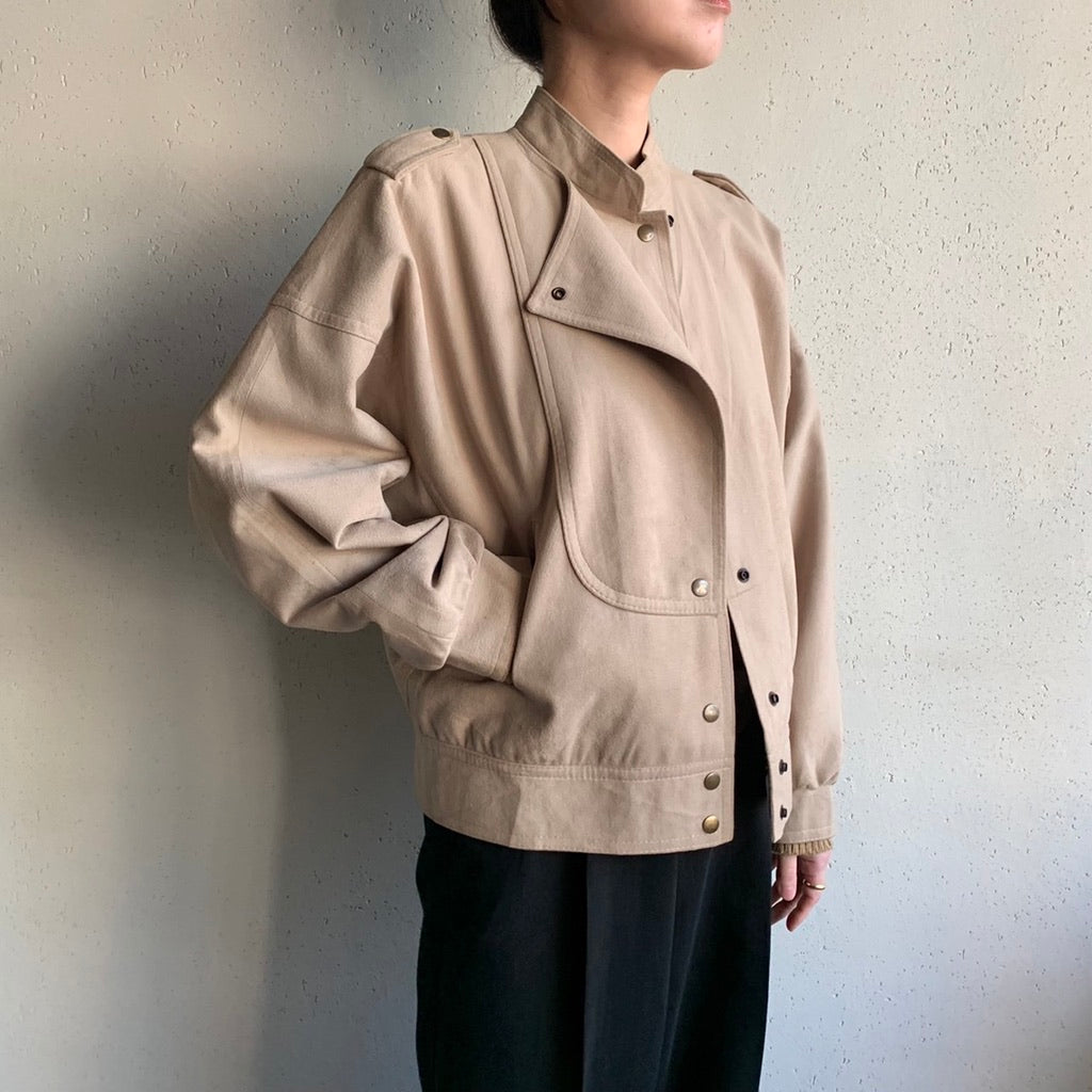 80s EURO Faux Suede Jacket