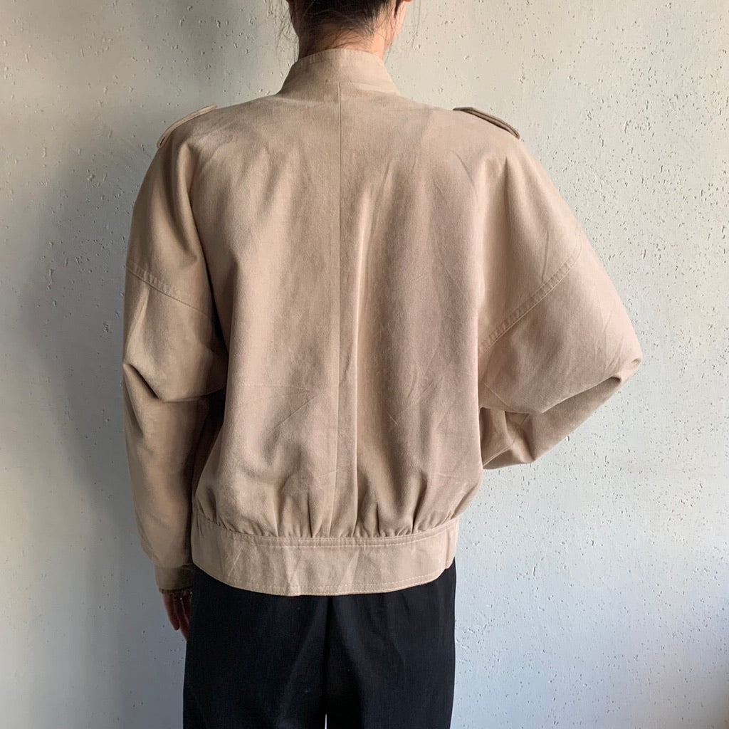 80s EURO Faux Suede Jacket