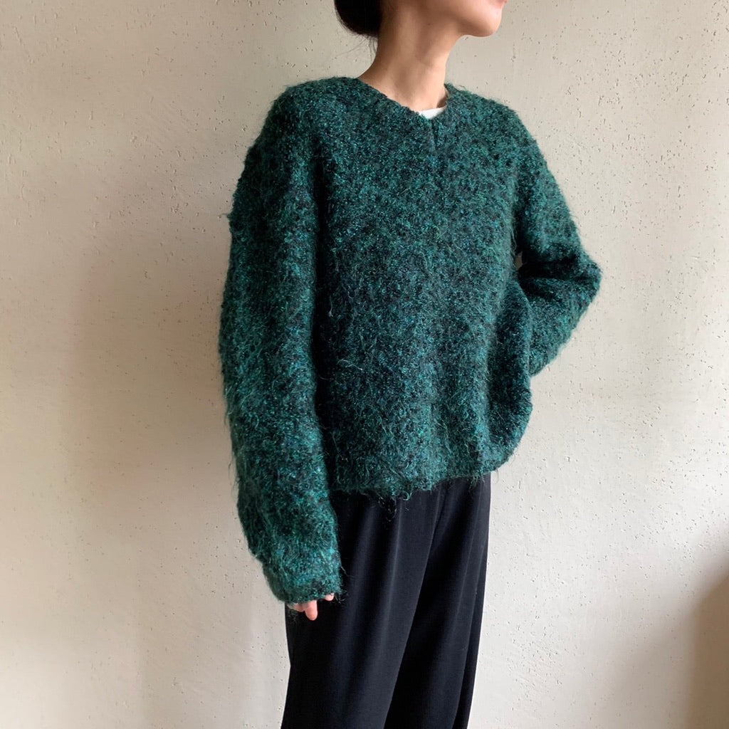 90s "northern isles" Mohair Knit