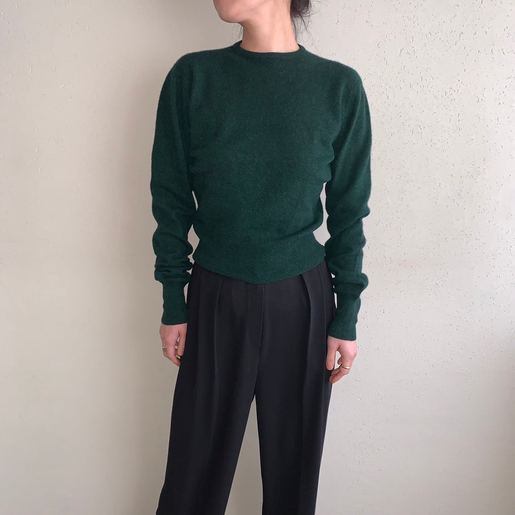 90s Green Light Knit Top