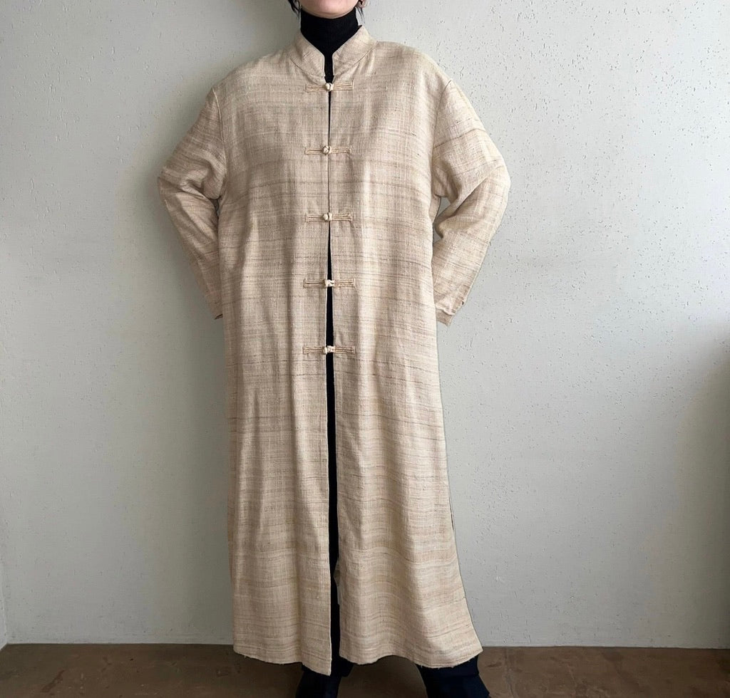 90s "ORVIS" Silk Asian Design Robe