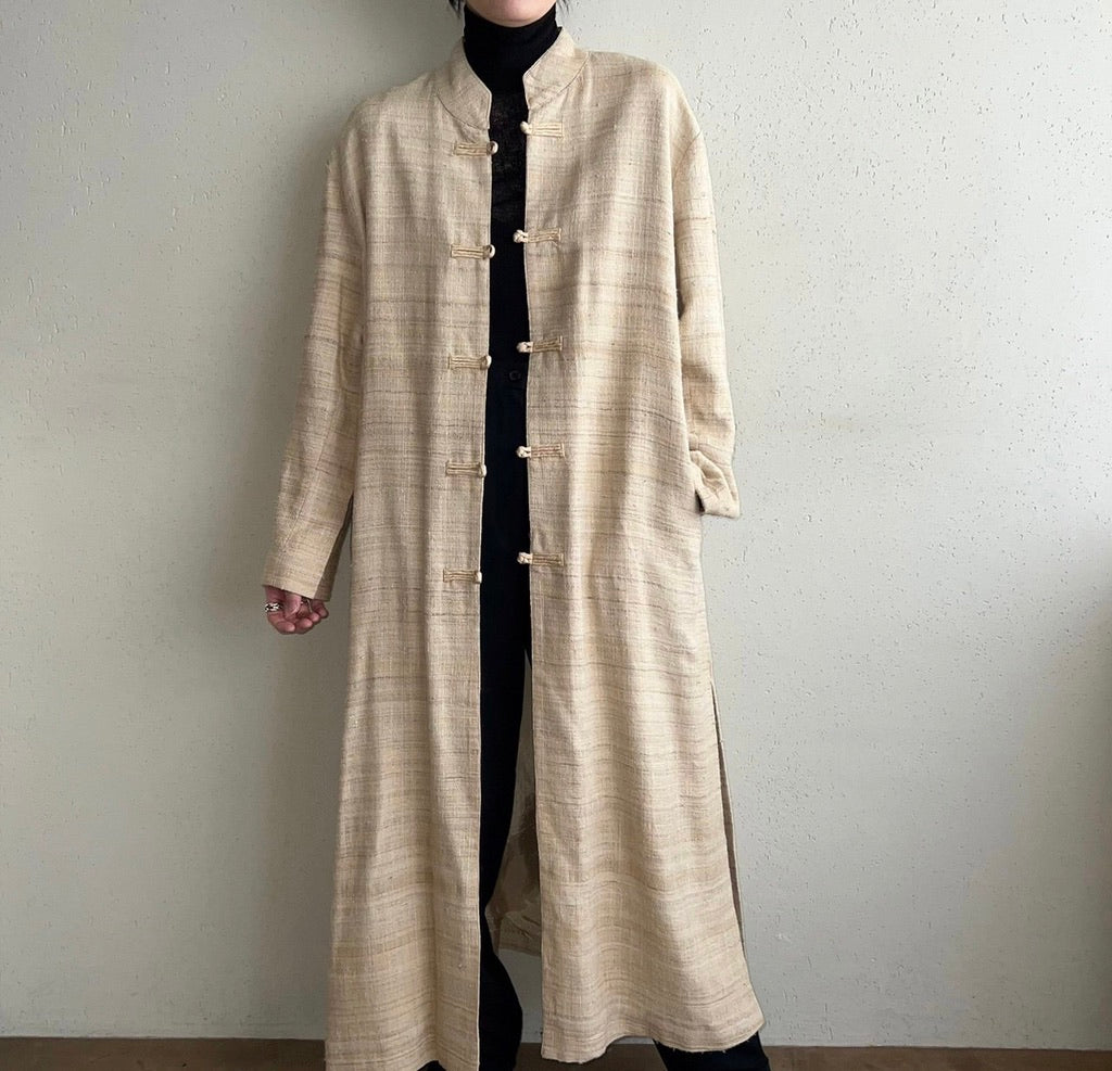 90s "ORVIS" Silk Asian Design Robe