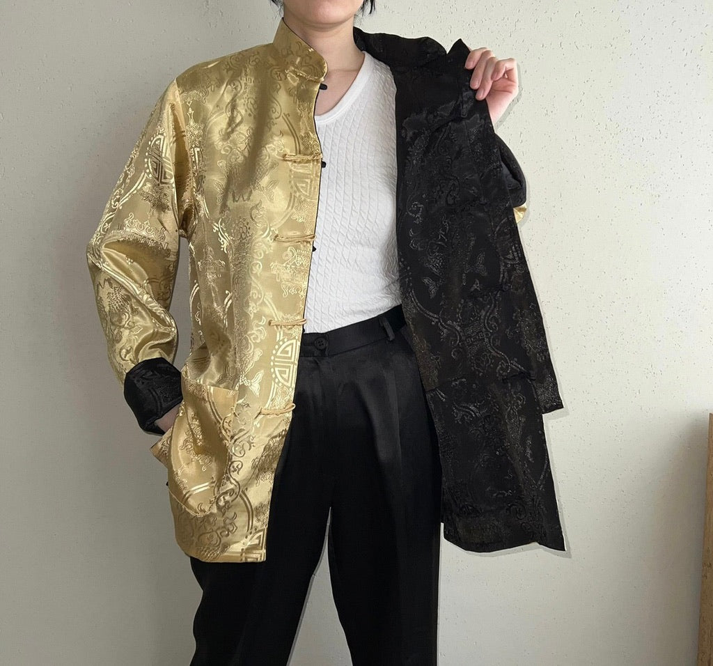 90s Asian Design Reversible Jacket